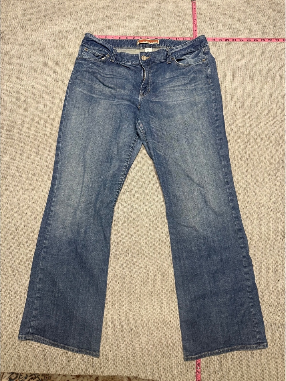 Gap Curvy Flare Jeans 14R Medium Wash Denim